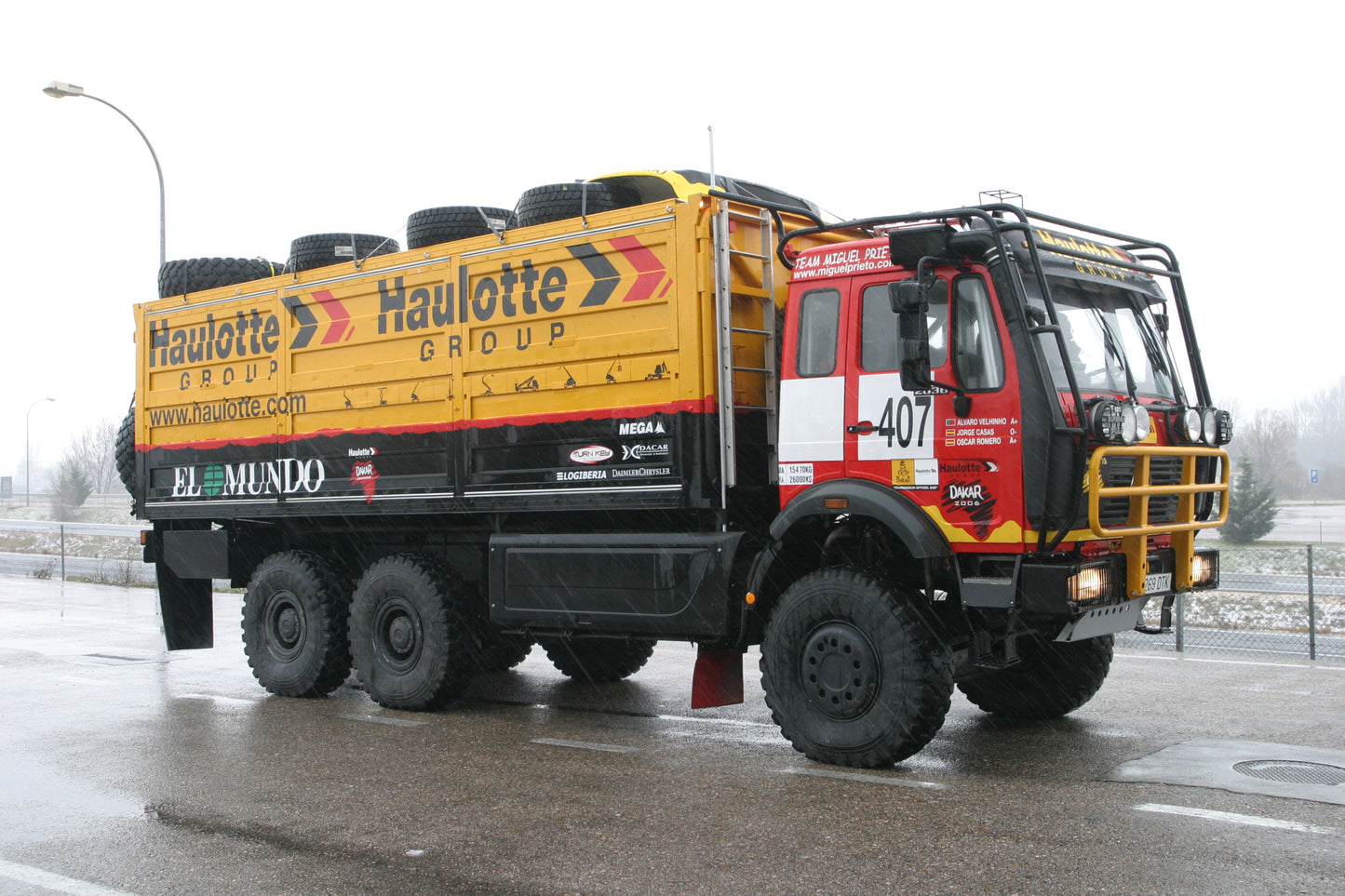 Mercedes 2636 6x6 Rally Raid & Dakar Classic Assistance Truck