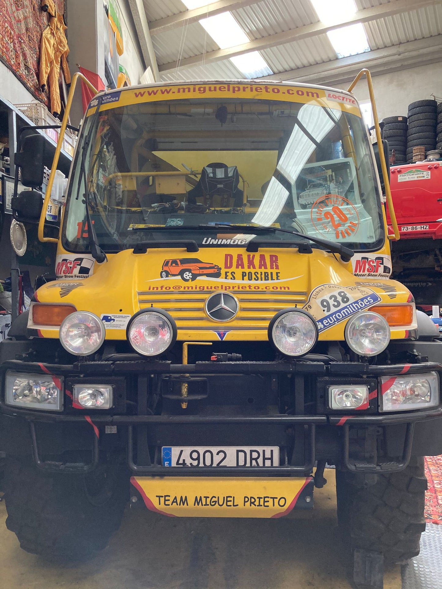 Mercedes-Benz Unimog U500 Rally Raid Assistance Truck